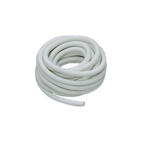TUBO IN PVC SPIRALATO FLESSIBILE BIANCO A MT. Diam. 40 DH MT 20