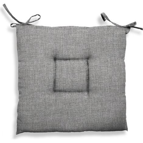 Cuscino sedia creta Gemitex in poliestere e cotone colore grigio