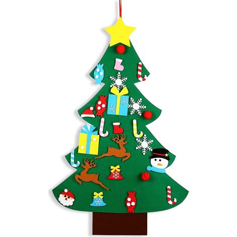 Albero Di Natale In Feltro Per Bambini – 26 Giochi Inclusi, Facile E Divertente