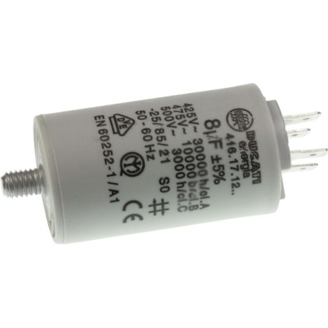 Ersatzteil - SOS Accessoire Condensateur 8mf CBB65A-1 pour Sèche-linge 00330506020B, 49052987 HAIER -  - HAIER
