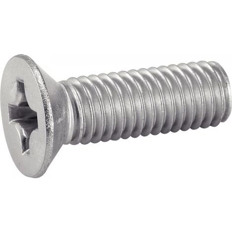 Vis à métaux tête fraisée cruciforme philips inox A2 DIN 965 5X30 boîte de 200 - ACTON - 622155X30 (1/3)