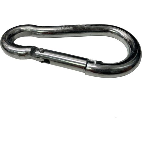 MOSCHETTONE ACCIAIO ZINCATO MOLLA A SCATTO Ø6-8mm AREF, " 8mm " (1/2)