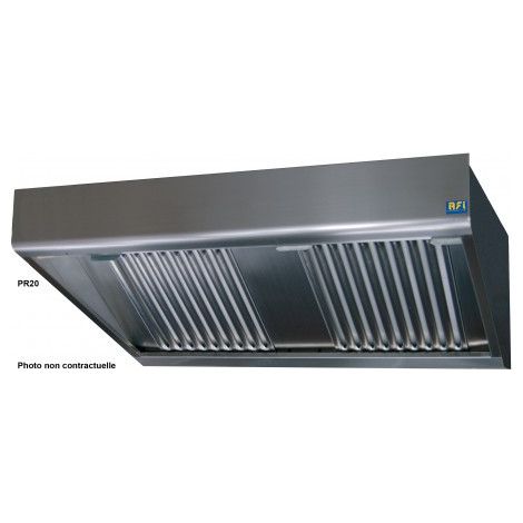 Hottes de Ventilation Éclairage Led Pré-Montée L 1000 à 4000 mm - AFI Collin Lucy