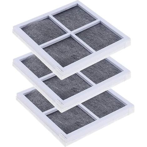 Filtre à air pour Réfrigérateur LG Pure n Fresh, 3 Pcs Filtre à air Frais de Rechange, pour Réfrigérateur/Réfrigérateur/Purificateur d'air LG LT120F (1/5)
