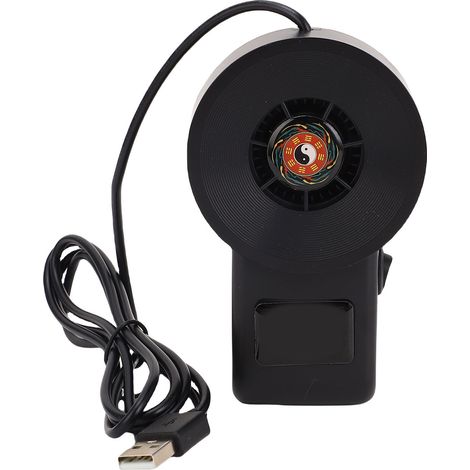 Ortviai Ventilateur de refroidissement pour aquarium USB silencieux, design suspendu et multifonctionnel