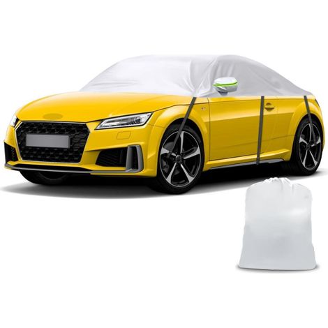 Halbe Autoabdeckung Wasserdicht für Audi TT 1998-2024, UV-Schutz, Silber (1/5)