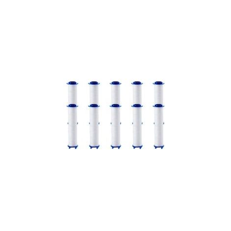 10 Pièces Filtres En Coton, Longueur 7.5cm Filtre Pommeau De Douche De Amovible Cartouches, Filtre Pommeau De Douche Universelle, Douchtte Filtres Remplaçable, Pour Filtrer La Poussière, Les Débris