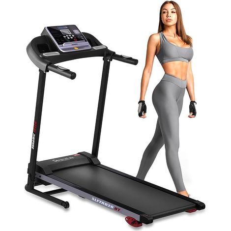 Tapis de Course, Tapis de Marche/Sport Pliable Inclinable, Ecran LCD, Programmes Prédéfinis ou Ajustables, Walking Pad pour la Maison et Le Bureau- Connectivité Bluetooth (1/5)