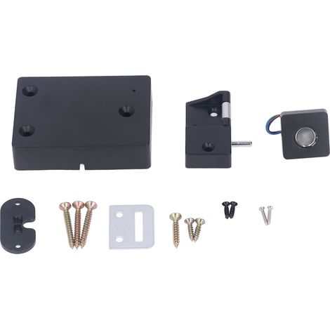 Serrure intelligente à empreinte digitale pour armoire, serrure USB sans clé pour tiroirs et armoires avec voyant lumineux respirant pour chambres et bureaux