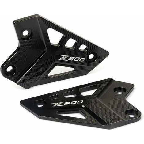 Repose-pieds arrière pour moto Kawasaki Z900 2017-2022 - En aluminium (noir)