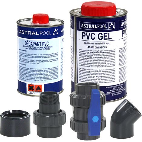 Kit pvc Ø 63 mm pour piscine (1/5)