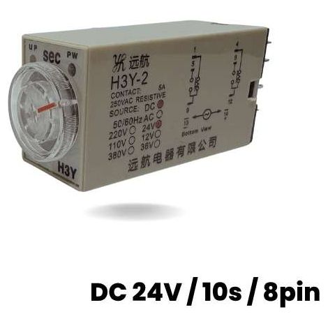 Relais temporisé 24 V CC / 10 s / 8 broches (1/5)