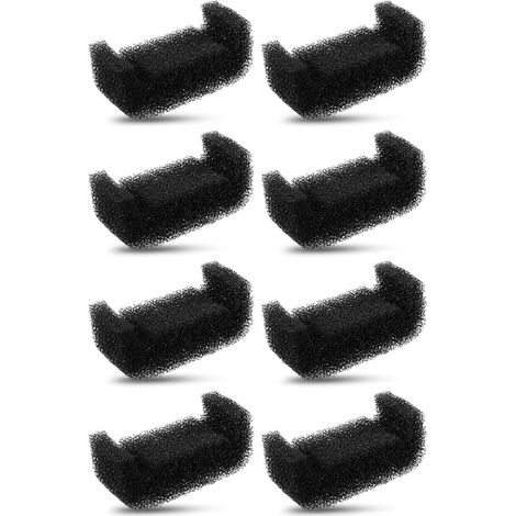 cyclingcolors 8x filtro fontanella per gatti rettangolare acqua spugna fontana schiuma nero universale