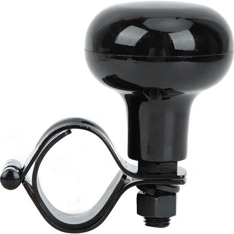 Universal Steering Wheel Auxiliary Knob, Black (1/5)