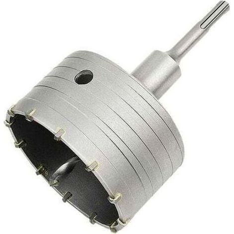 Scie à cloche trépan béton 110 mm – Adaptateur SDS Plus – Pour brique, ciment et pierre – Coupe nette sans vibrations (1/5)