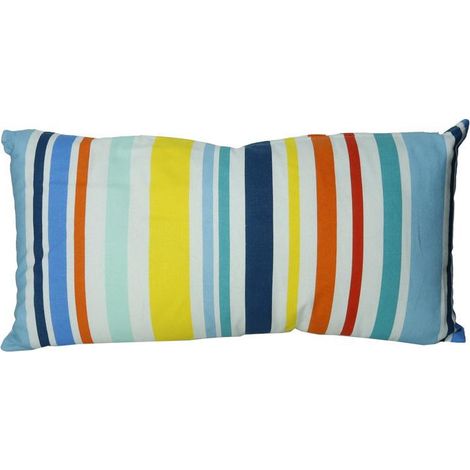 Brandani Tahiti cuscino rettangolare cotone fiori 30x60 cm