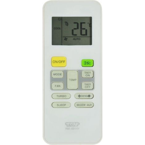 Télécommande universelle pour climatiseur RM-8014Y pour les États-Unis/ (1/4)
