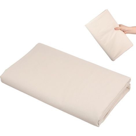 Bâche de protection en coton réutilisable et lavable pour sols meubles (1/5)