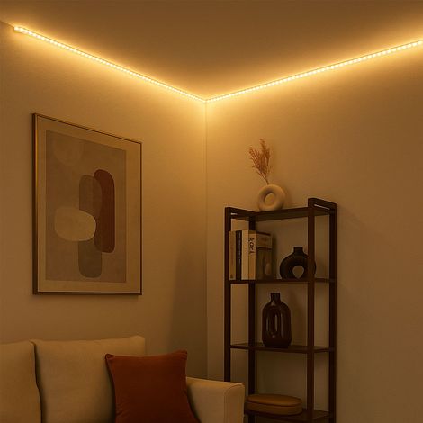 LED Stripe Küchenleuchte Touchdimmer Band selbstklebend Ambientelicht, 13W 310lm warmweiß, L 180 cm Paulmann