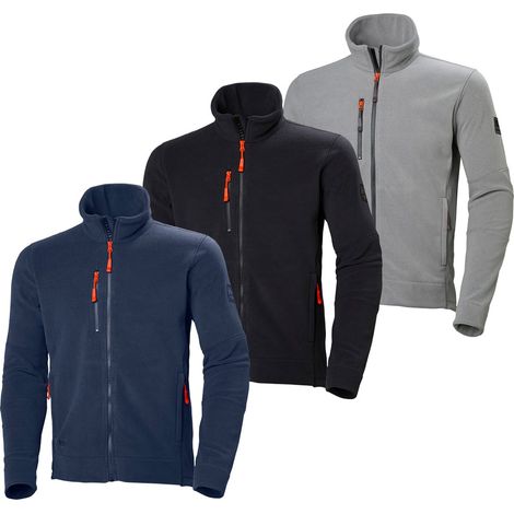 Felpa da lavoro Helly Hansen Kensington Fleece Jacket - L - Blu