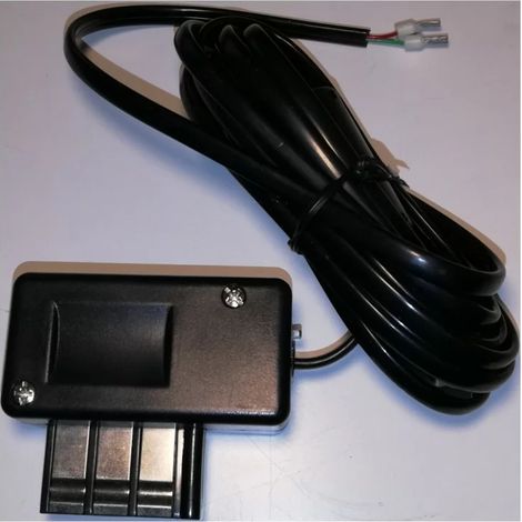 Cavo 2 fili + spina PTT estraibile 2M nero