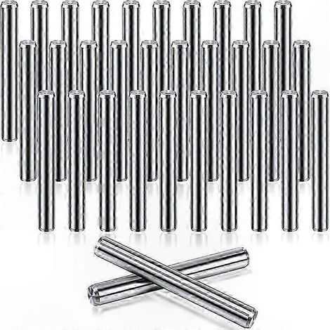32 supports d'étagère en acier inoxydable 5x40 mm, équerres et chevilles métalliques pour bibliothèques (1/5)