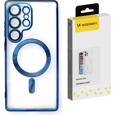 Samsung Galaxy S25+ galvanisierte Hülle mit Magsafe - Blau