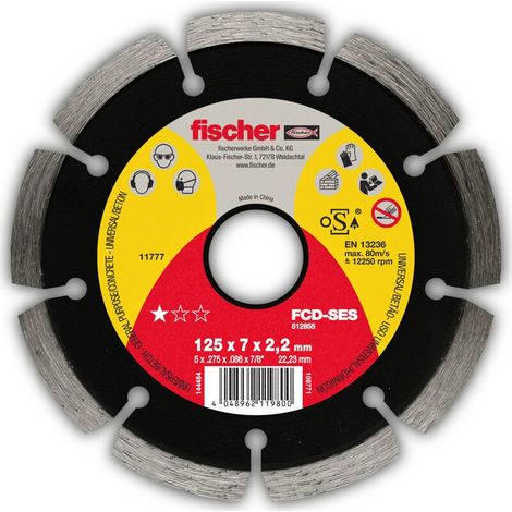 FISCHER FCD-SES Trennscheibe Ø115x2,0x22,23 für Beton 512853 (1/4)