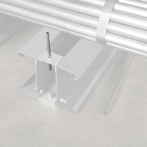Cantilever lourd - Butée amovible d'embase longueur 100 mm galva - MANORGA - ZFBUTEEEMBASEML01
