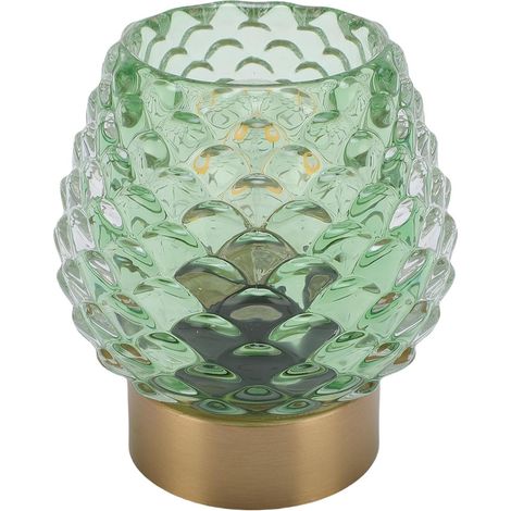 Brrnoo Petite Lampe de Table à Piles en Forme Pomme Pin avec (1/5)