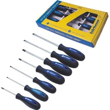 Serie di 7 giraviti flex grip - Idrhaus