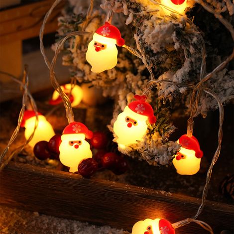 Guirlande Lumineuse De Noël - Guirlande À Led Extérieure Et Intérieure - Suspendue Ou Sur Table - 150 Cm - Fonctionne Avec 3 Piles AA - 1 Pièce (1/5)