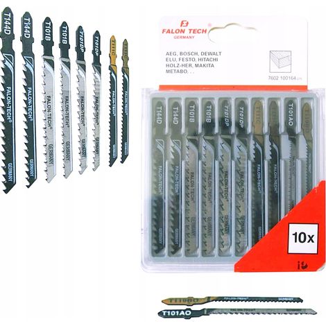 Satz mit 10 Stichsägeblättern