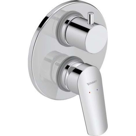 Mezclador monomando empotrado de bañera Duravit No.1, con cuerpo (1/4)