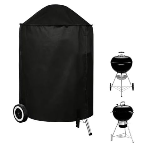 Housse Protection Barbecue Exterieur Kugelgrill Gaz Grill Couverture de Protection Oxford pour Barbecue 71x68cm Usage Jardin et Terrasse (1/5)