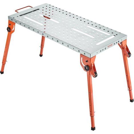 Table de soudure pliable réglable en hauteur - 533 x 1118 mm - 4 niveaux - 226 kg (1/5)