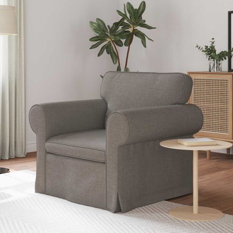 Sofa Taupe 95 x 82 x 80 cm Stoff (1/5)