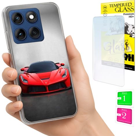 Custodia per Motorola Edge 60 Fusion / Edge 60, cover posteriore in vetro. (1/5)