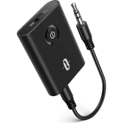 Émetteur/récepteur Bluetooth 5.0, adaptateur audio sans fil 2 en 1 avec prise jack 3,5 mm (connexion simultanée de 2 appareils) - MXBC (1/3)