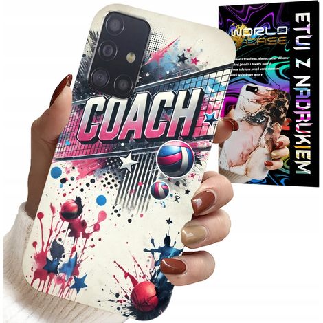Custodia per Samsung Galaxy A71 - alloggiamento in rete Retina Coach, retro (1/5)