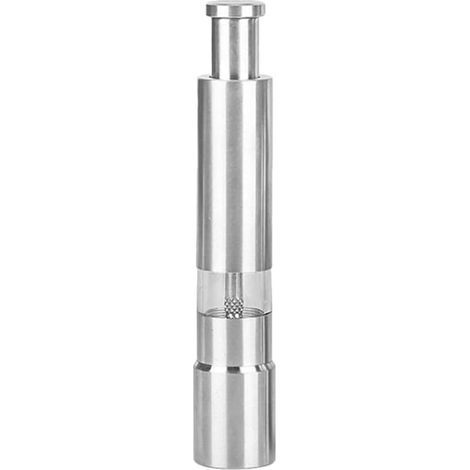 KALLORY Moulin à Poivre Manuel Argenté en Acier Inoxydable Pouce, (1/5)