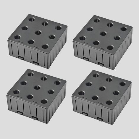 Lot de 4 supports modulaires pour plantes d'aquarium — Ancrages pour plantes de bac (Substrat non inclus) (1/5)