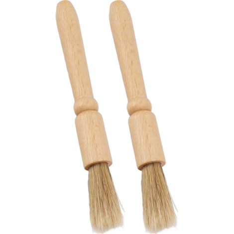 Lot de 2 brosses de nettoyage en bois pour moulin à café, outil de nettoyage pour grains de café (1/5)