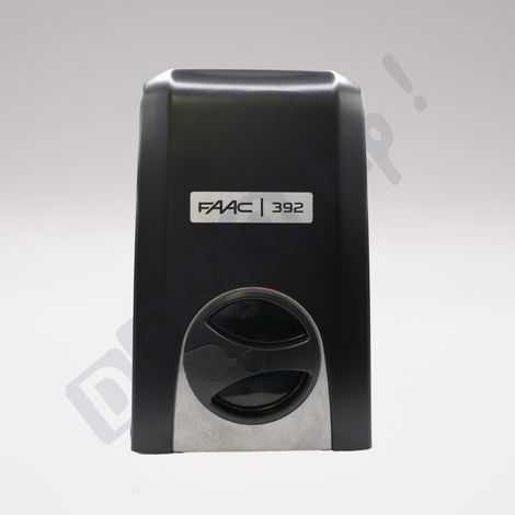Faac – Moteur maître pour portail battant 24V DC – Charge max 350kg – Longueur max 2,5m par vantail – Bras articulé pour installation facile (1/4)