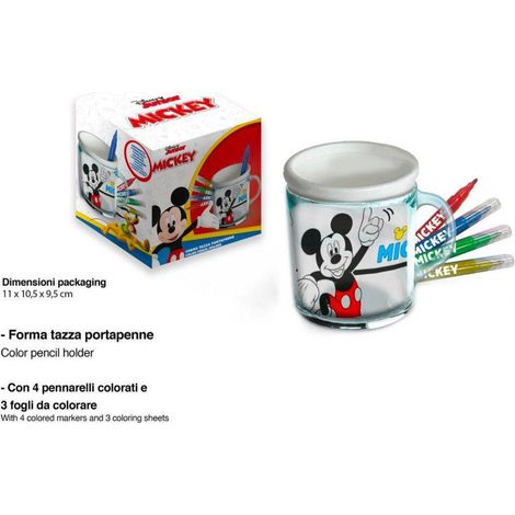 Trade Shop - MICKEY MAUS-MALEREI-STIFT-BECHER-MARKER-HALTER -