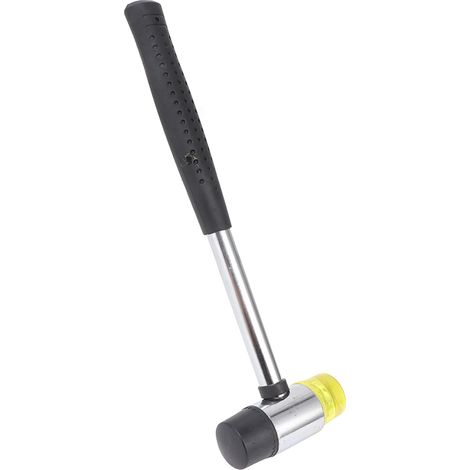 Marteau caoutchouc tête double acier manche tube outil main pour pose réparation Ø25mm 255mm (1/5)