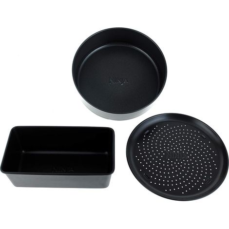 Ninja Set di teglie da forno Ninja antiaderente, teglia per torta e vassoio croccante [4380J300EUUK]