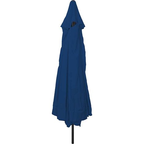 Parasol de jardin，Parasol d'extérieur Bleu et Noir 395 x 395 x 245 cm CFW75818 (1/5)