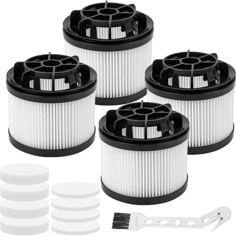 Pack filtres haute filtration lavables pour aspirateur sans fil LVAC 200 entretien régulier (1/5)