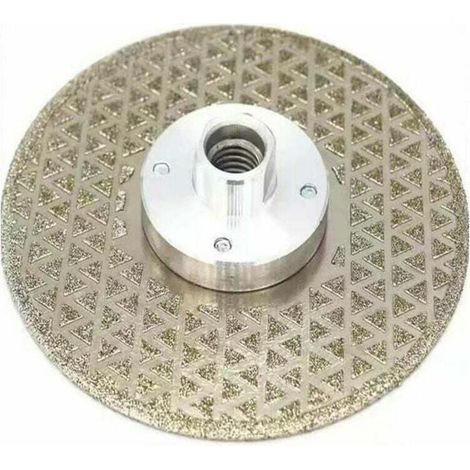 Tigrezy Diamond Disc, 125 mm, Electroplated Saw Blade for Cutting and Grinding Stone, Granite, Marble Tiles MUMU (1/3)